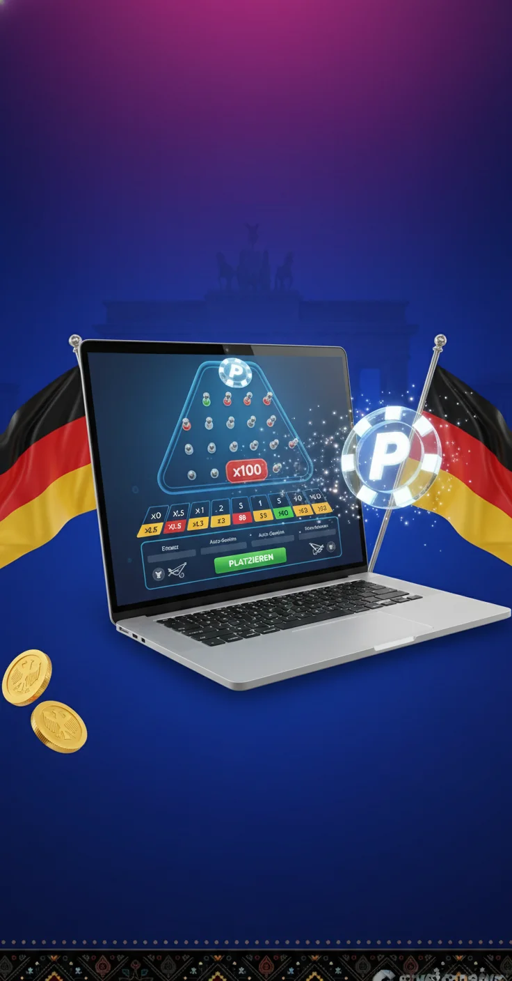 Autoplay-Konfiguration mit Stop-Win- und Stop-Loss-Grenzen, Risikostufen-Auswahl und Reihenanzahl